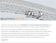 Tablet Screenshot of books.bradypus.net